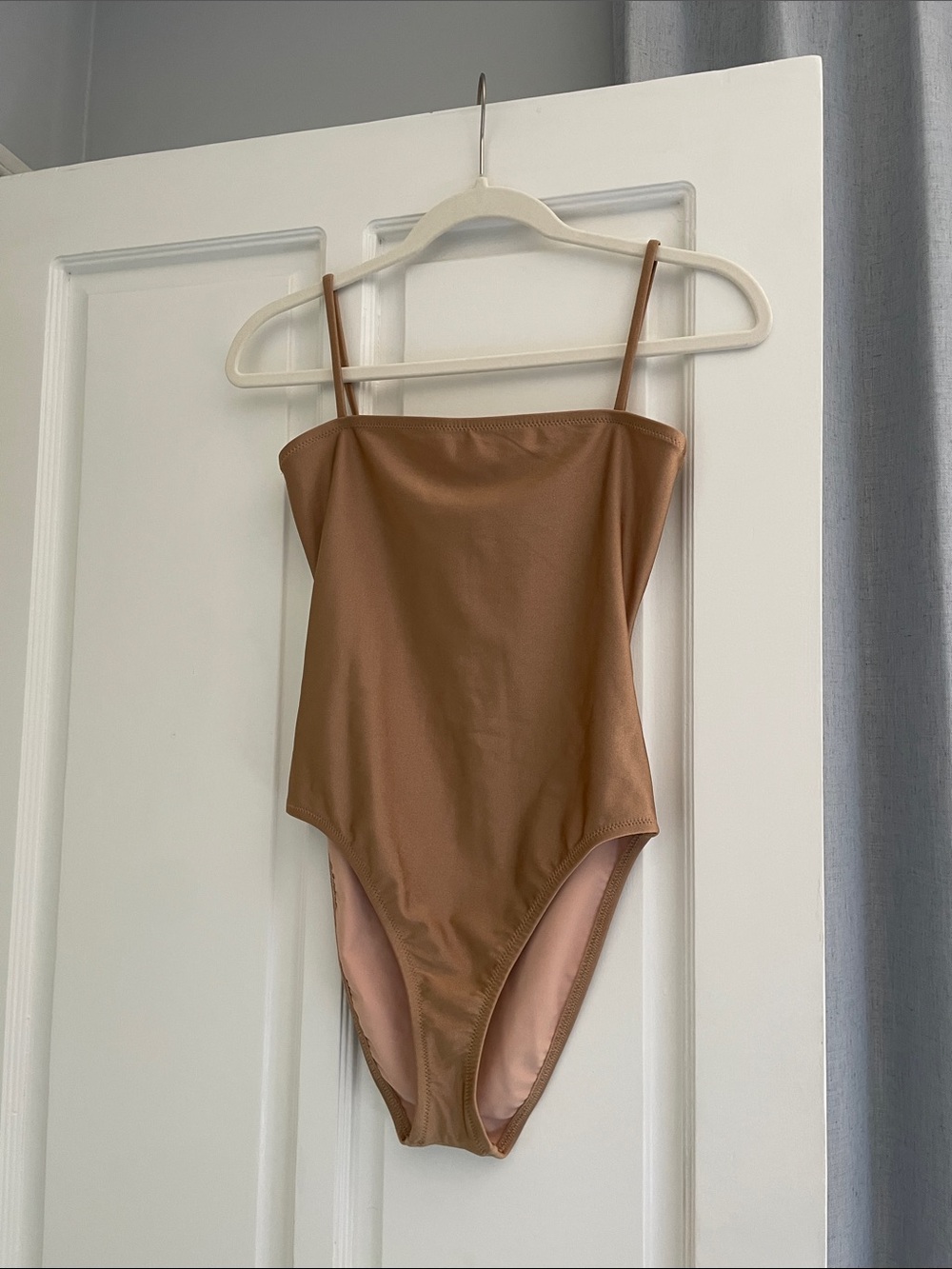 Sleek Nude One-Piece Swimsuit static swimwear small